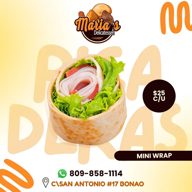 Mini wraps de Maria’s Delicatessen