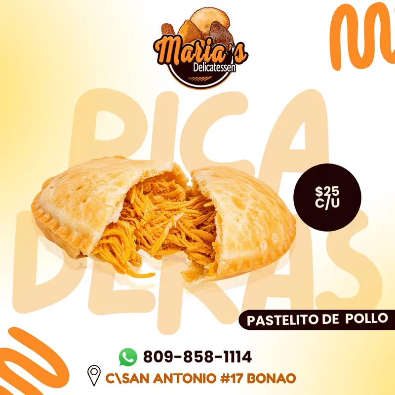 Pastelitos de pollo de Maria’s Delicatessen